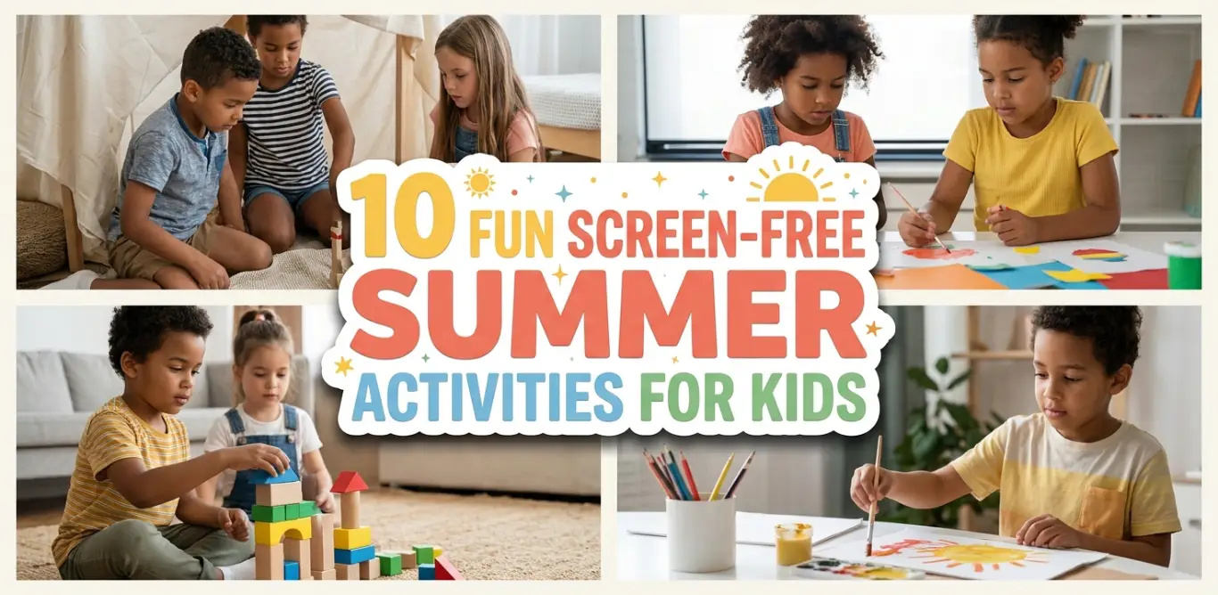Screen-free summer activities for kids