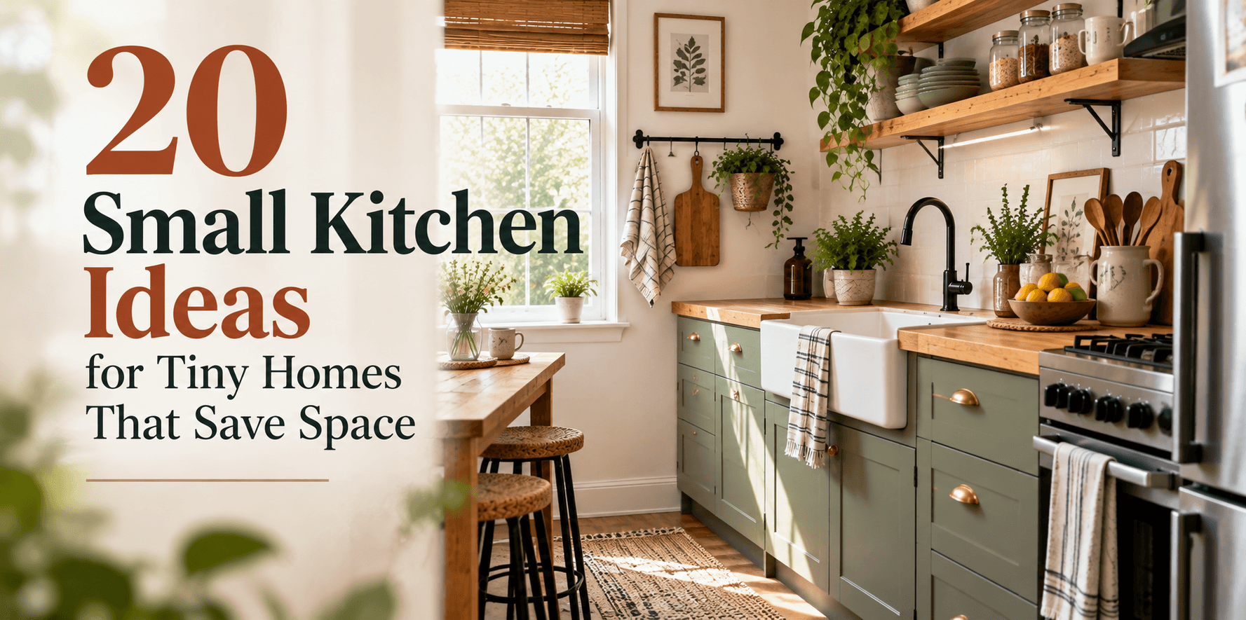 Colorful small kitchen ideas for a stylish compact space
