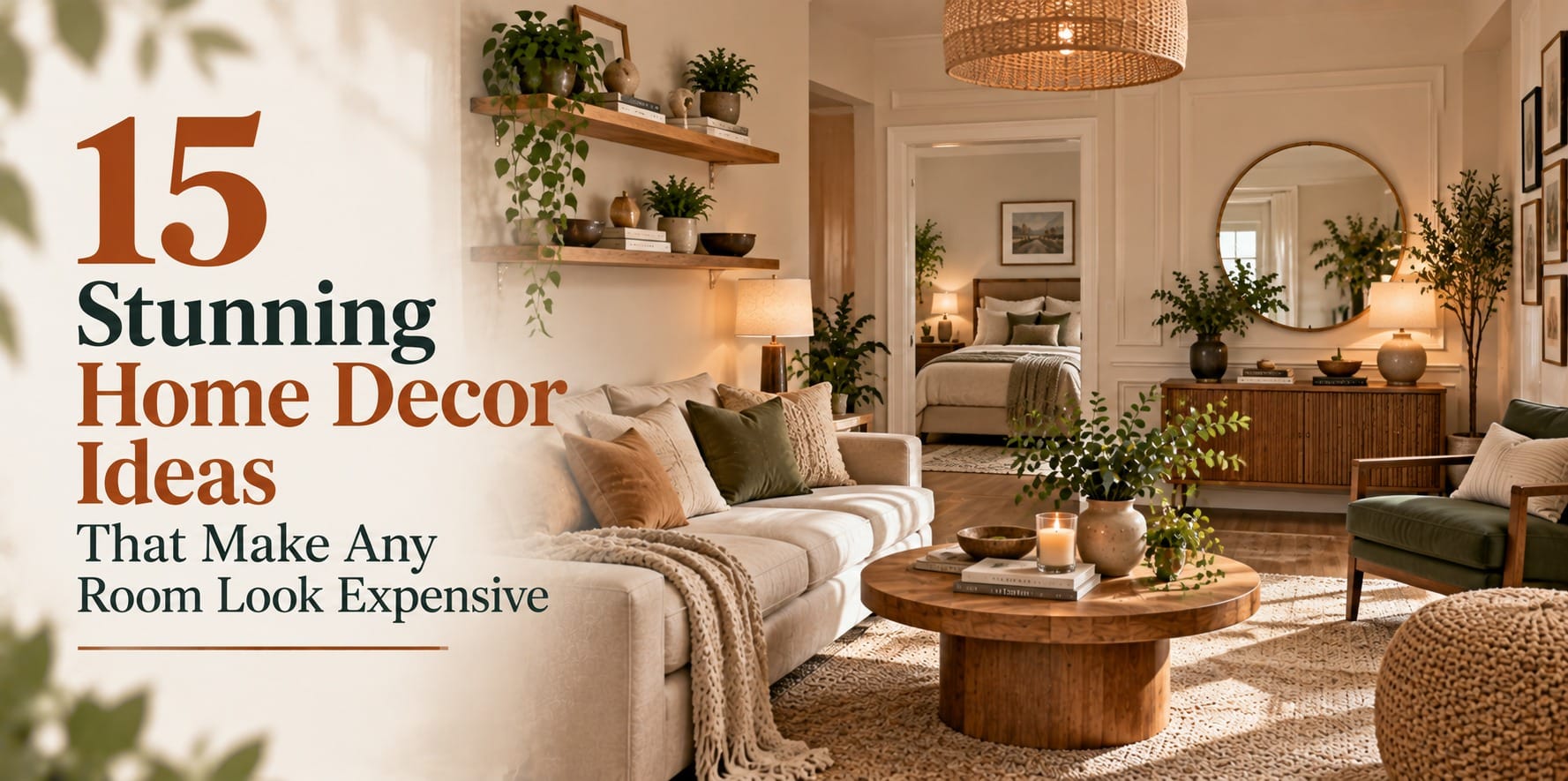 Stylish home decor ideas that make a room look more expensive