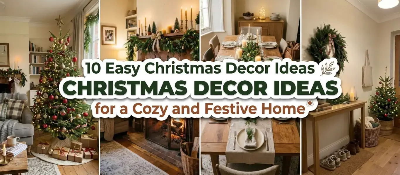 Easy Christmas decor ideas for a cozy festive home