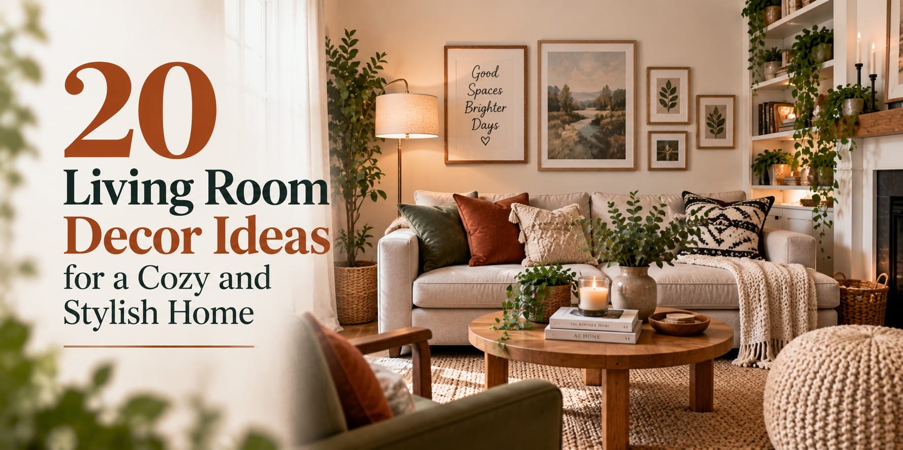 Cozy and stylish living room decor ideas